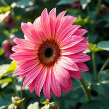 250 Rare Pink Black Oil Sunflower Seeds Organic Non-GMO Garden Flower Planting