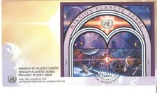 MISSION TO PLANET EARTH, MISSION PLANETE TERE UNITED NATION GENEVE 1993 FDC