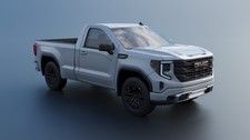 3d printed GMC Sierra 1500 Regular Cab 2024 model car collectible replica