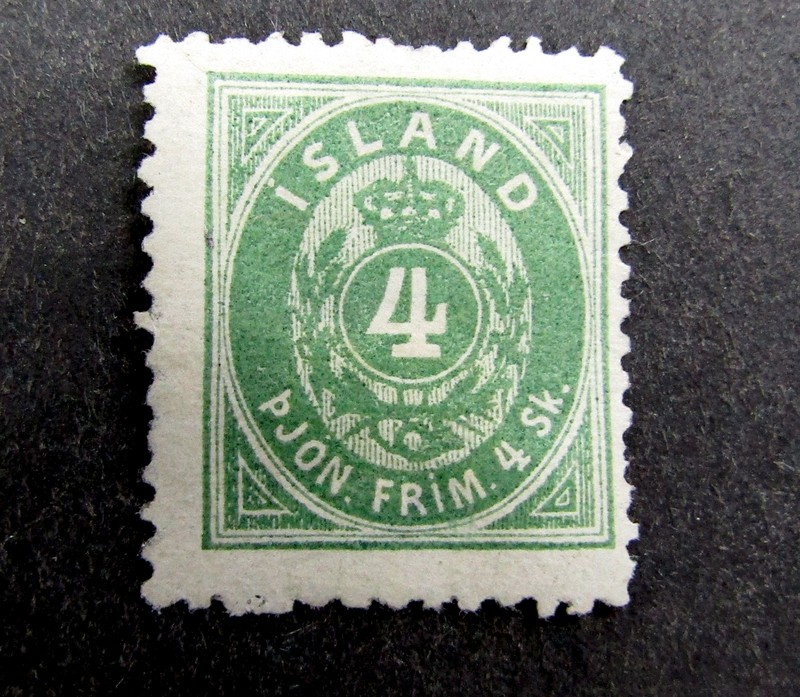 nystamps Iceland Stamp # O3 Mint OG H $120 L10y556