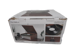 Victrola Century Essential 5-in-1 Vynal Stream Bluetooth Music Center - Walnut..