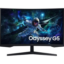Samsung Odyssey G55C S27CG554EU 27 Zoll WQHD Curved-Gaming Monitor Schwarz LED