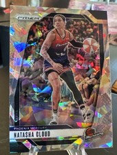 2025 Panini Prizm WNBA #56 Natasha Cloud Cracked Ice Prizm Phoenix Mercury