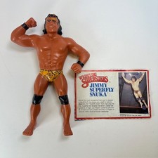 WWF LJN Wrestling Superstars Jimmy Superfly Snuka Manger Series 1 Figure
