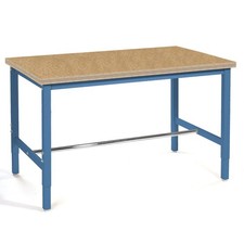 Production Workbench - Shop Top Safety Edge - Blue 60"W x 30"D