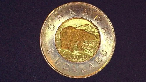 1996 Canadian 2 Dollar Coin -Fine Condition