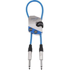 Stagecore Blue 6.35mm Mono Jack Plug - 6.35mm Mono Jack Plug Instrument Cable