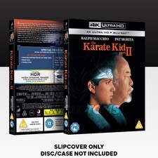 Karate Kid Part 2 4K Ultra Bluray Slipcover Only Custom Handmade NO DISC 