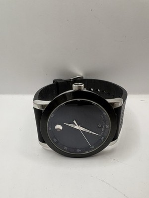 Movado Museum Sport Men's 42mm Watch Silicone Strap 07.1.14.1145