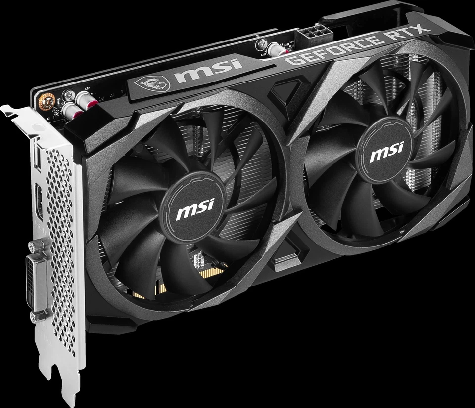 MSI GeForce RTX 3050 VENTUS 2X XS 8G OC Graphics Card, PCI-E Gen 4 - Image 4 of 4