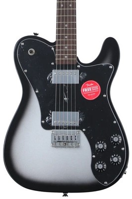 Squier Affinity Series Telecaster Deluxe Electric Guitar - Silver Burst,