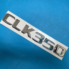 CHROME * CLK350 * TRUNK LETTER EMBLEM BADGE SET