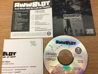 Promo cd album- And What Will Be Left Of Them?   The Hi-Fi Low Life(+ press rel)