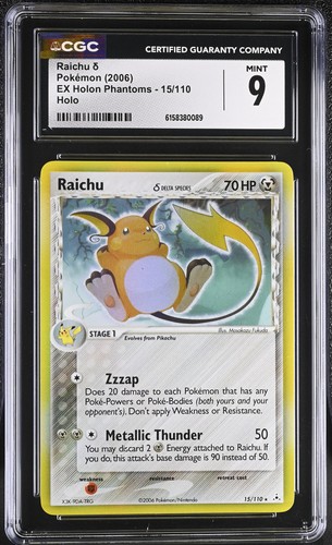 Raichu δ graded CGC 9 for sale on eBay