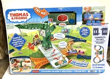 Thomas & Friends TALKING Cranky Delivery MOTORIZED Train Set - NEW IN BOX