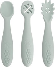 Dreambaby Scoop Mash and Twist BPA Free Silicone Toddler & Baby Spoon Set - 3 S
