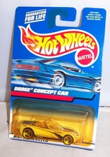 1:64 1999 HOT WHEELS DODGE CONCEPT CAR WHITE 27133 NIP