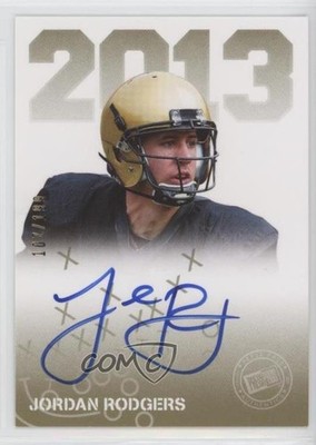 2013 Press Pass Signings Gold 107/199 Jordan Rodgers #PPS-JR2 Rookie Auto RC 0af