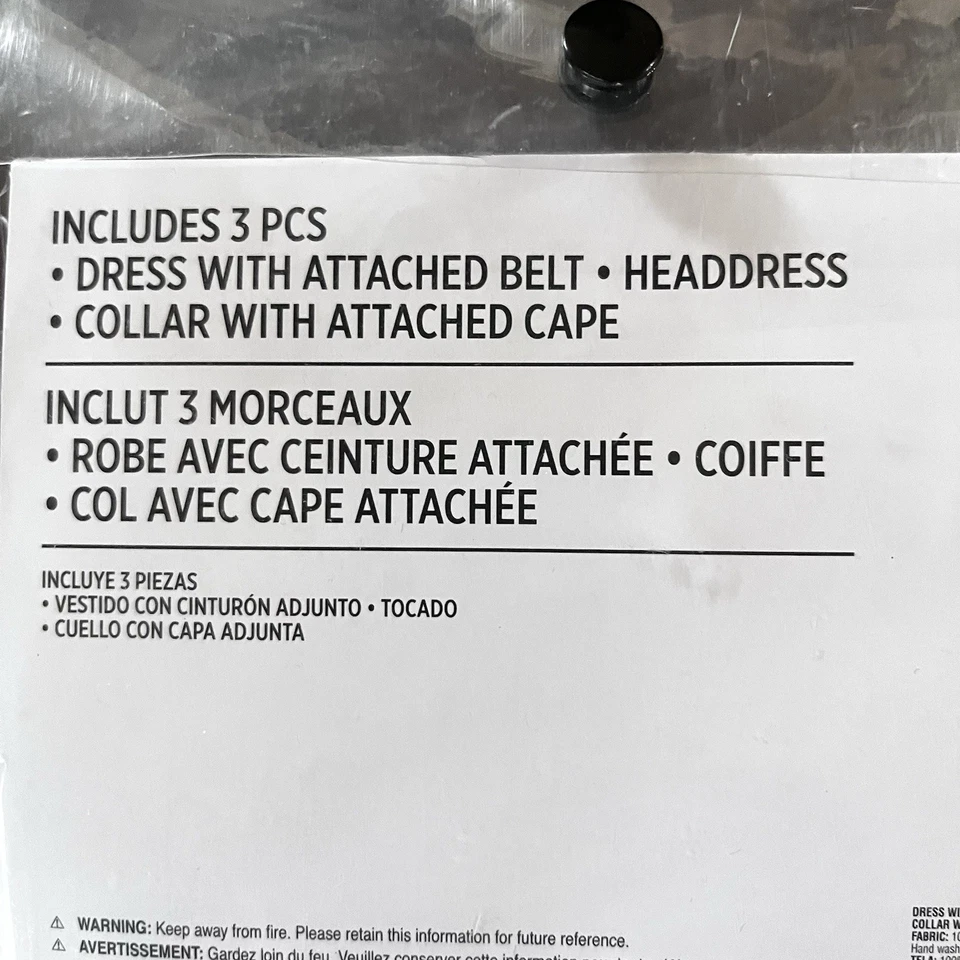 Cleopatra Reina Egipcia Vestido Blanco Disfraz Halloween Talla Niño XL 14-16 Nuevo Foto 4 de 4