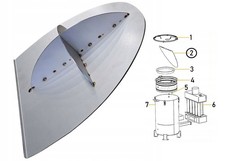 Combustion DEFLECTOR  Waste Oil Heaters MTM 30-52  , ZM150  , XARAM 30-52