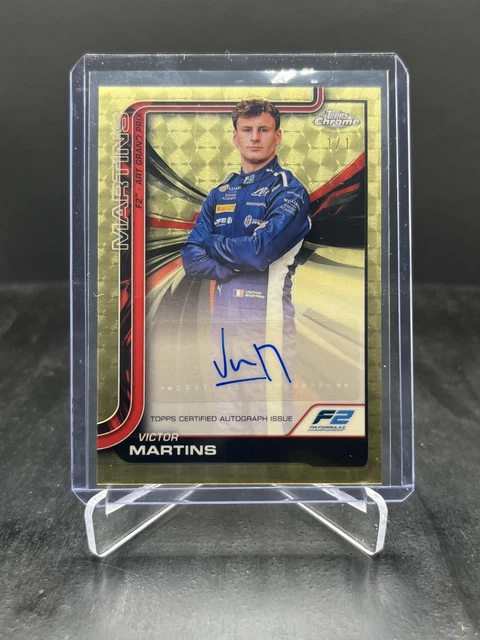 2025 Topps Chrome F1 Victor Martins Autograph Auto Superfractor 1/1 #CAC-MART