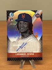 2025 Bowman Chrome Luisangel Acuna Bowman Ascensions Auto /50 #BAA-LA RC Rookie