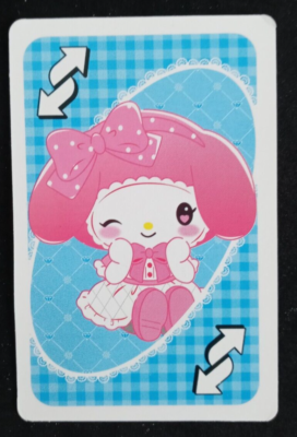 Hello Kitty Sanrio Uno Card Blue My Melody Reverse Card | eBay