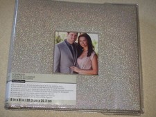 Recollection Sparkle Scrapbook Album, new8 x 8, Acid Free, protection Sheets