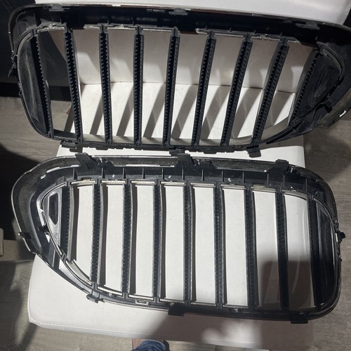 2018 Bmw X5 Oem Grill Set Front Left And Right Brushed Aluminum - Picture 3 of 3