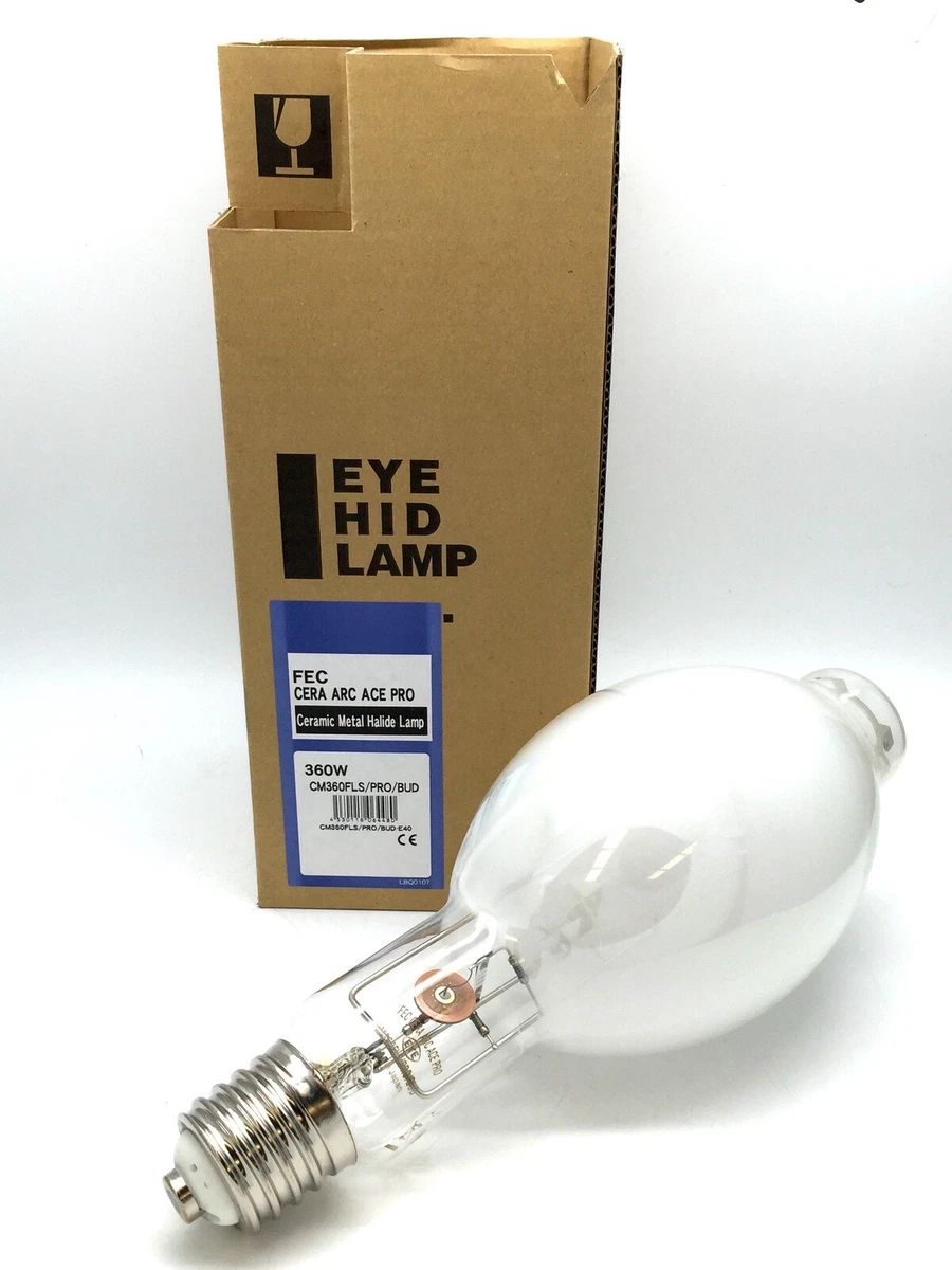 Iwasaki EYE HID CM360FLS PRO BUD Ceramic Metal Halide Lamp 360W 45300lm
