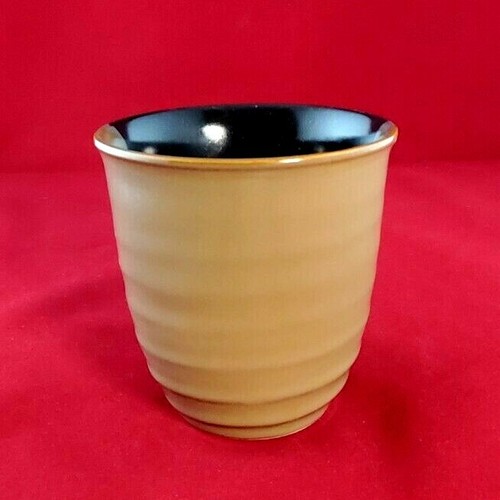 SANGO "Gold Dust Black" #5022 4" Stoneware Coffee Cup (Discontinued) - Picture 3 of 7