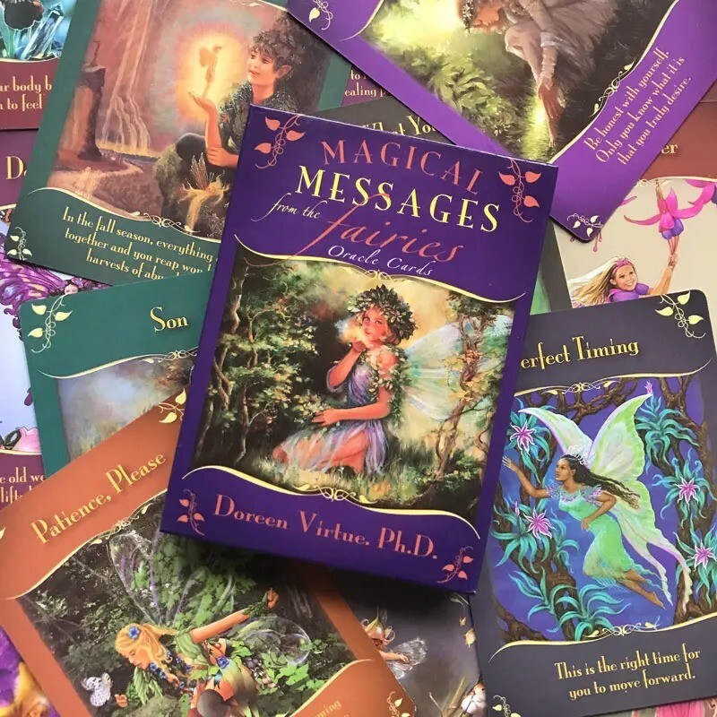 Tarot Deck Magical Messages Fairy Oracle Cards English Divination Collectibles