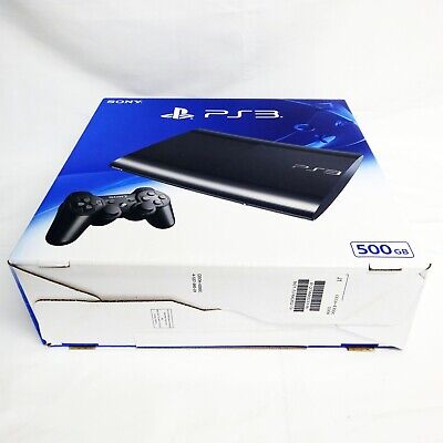 NEW SONY PS3 Playstation 3 500GB Console System Charcoal Black