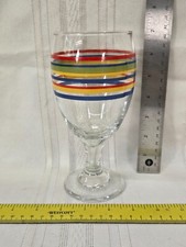 Fiesta Fiestaware Homer Laughlin Mambo Coordinates iced tea glass Libbey