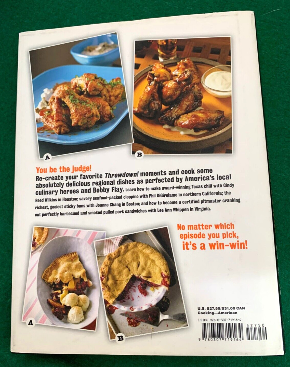 Bobby Flay's Throwdown! by Bobby Flay SIGNED 1st/1st HC DJ - 2010 - Cookbook