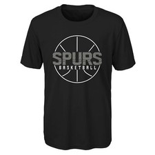 NBA Kids  Youth Boys "Ultra" Short Sleeve Tee San Antonio Spurs-Black-L 7 