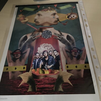 SLEEPING WITH SIRENS   FEEL   ORIGINAL ADVERT/ POSTER/CLIPPING