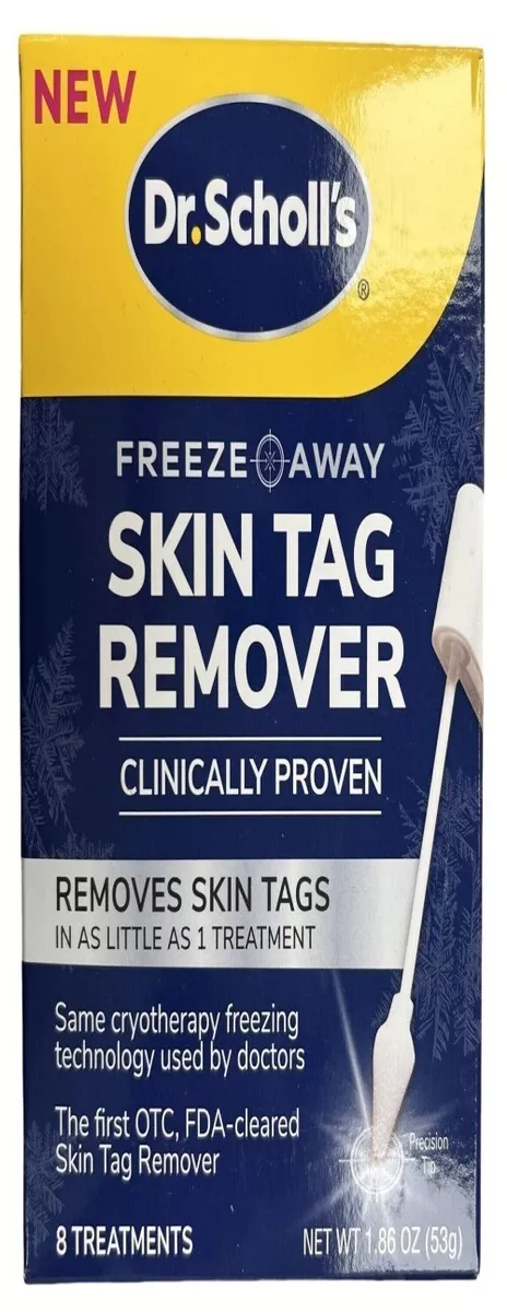 Dr. Scholl's Freeze Away Skin TAG Remover, 8 Ct // Removes Skin Tags in As  Little As 1 Treatment, FDA-Cleared, Clinically Proven, 8 Treatments