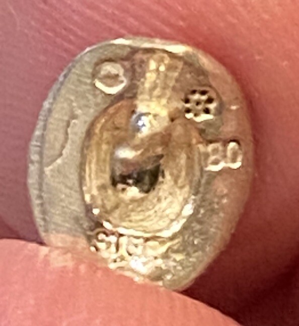 Unique Solid Hallmark Sterling Cowboy Hat Earring… - image 10