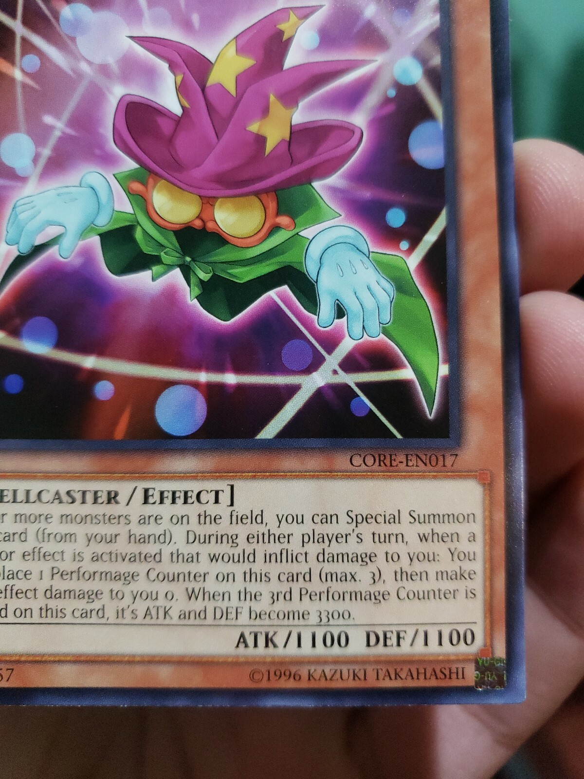 Yu-Gi-Oh! – Performage Hat Tricker (CORE-EN017) – Common, 1st Edition, Aus Clash Of Rebellions