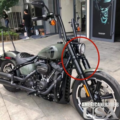 FULL FORK COVER For HARLEY-DAVIDSON SOFTAIL M8 STREET BOB FXBB FXBBS