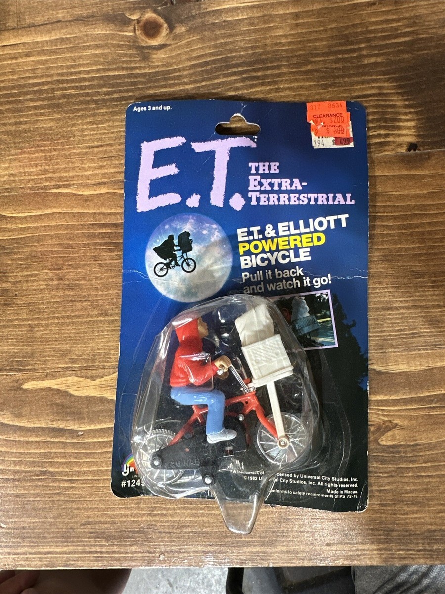 ET フィギュア　1982　E.T. & Elliott Bicycle 1982 LJN Toys - E.T. The Extra-Terrestrial Elliott On Bicycle