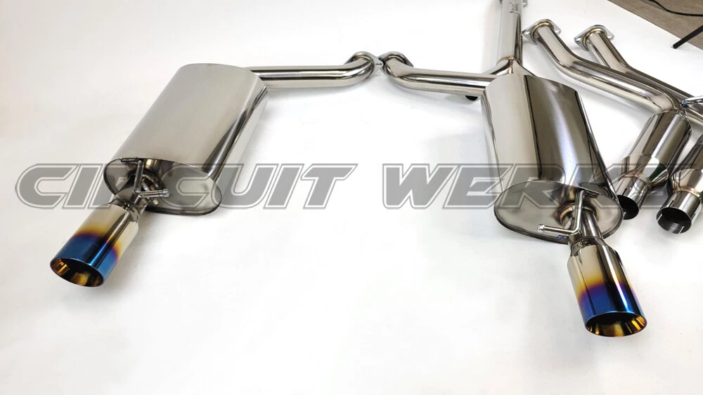 92 00 SC300 SC 300 Soarer Thick Walled Burnt Tip Catback Dual