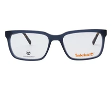 Timberland TB1580 092 Matte Blue Wide Men Plastic Eyeglasses Frame 54-17-145 