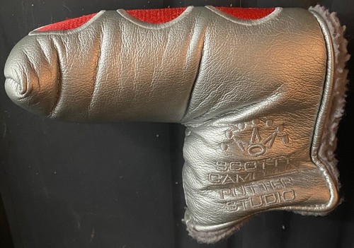 Scotty Cameron Studio Select Silver 3 Red Dot Putter Head Cover Headcover⛳⛳NICE!