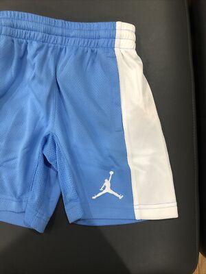 jordan 4 university blue with shorts