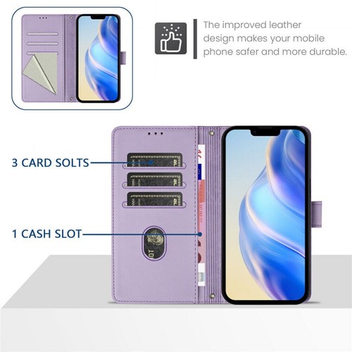RFID Leather Wallet Case Cover For iPhone 16e 16 15 14 13 12 11 Pro Max XS Plus - Picture 68 of 91