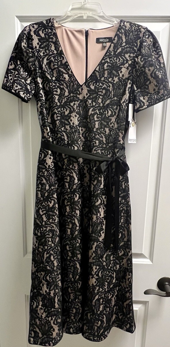 Kensie Dresses Black Lace Midi A-Line Dress Size 4 Brand new With Tags. | eBay Kensie Dresses Black Lace Midi A-Line Dress Size 4 Brand new With Tags. | eBay