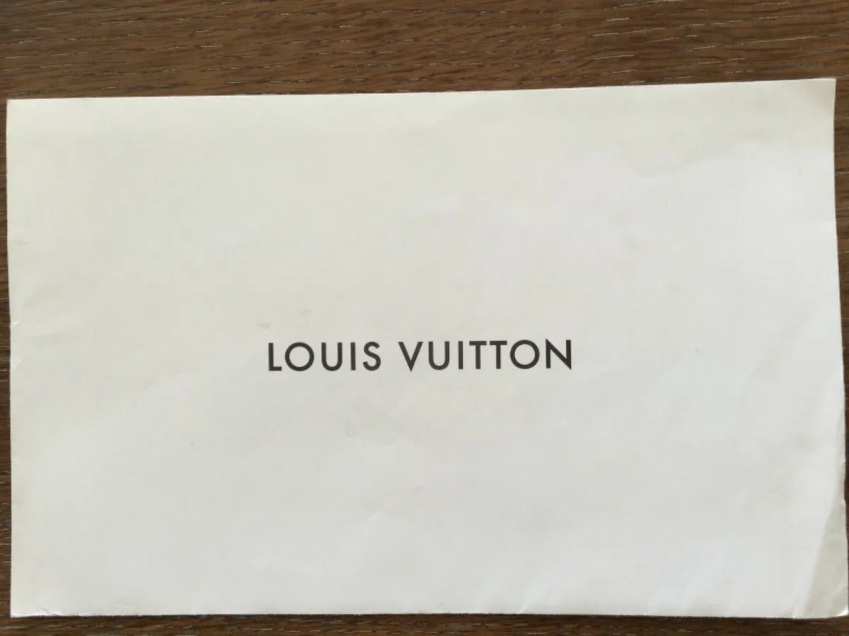 Lot Of 5 Authentic LOUIS VUITTON Paper Receipt Holder Envelope Folders  Small
