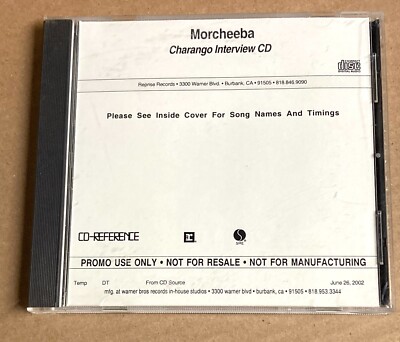MORCHEEBA ''Charango'' RARE PROMO ONLY INTERVIEW CD    Reprise Records USA  2002